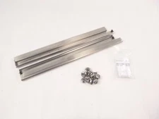 Component 22" L Stainless 200LBS Cap. Full Extension Drawer Slides w/ Bearings