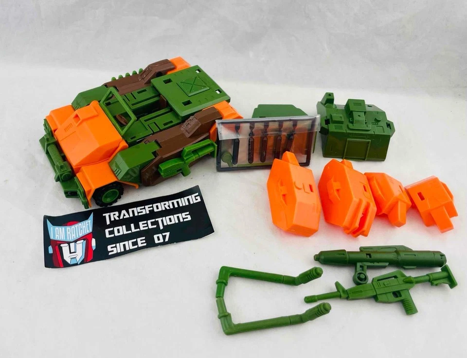 Transformers Original G1 1985 Deluxe Roadbuster Complete Unused Parts - Image 2 of 4