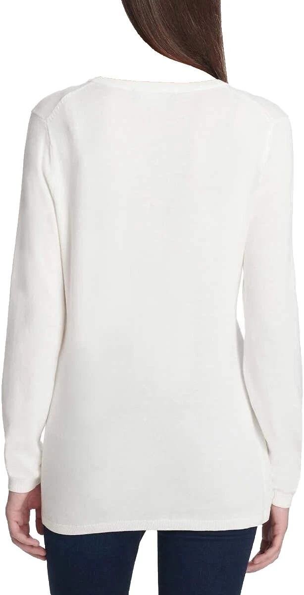 Suéteres para mujer blanca DKNY