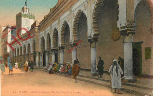 CPA photo__Alger, Alger, Mosquée Djemaa Djedia, Rue De La Marine - Photo 1 sur 2