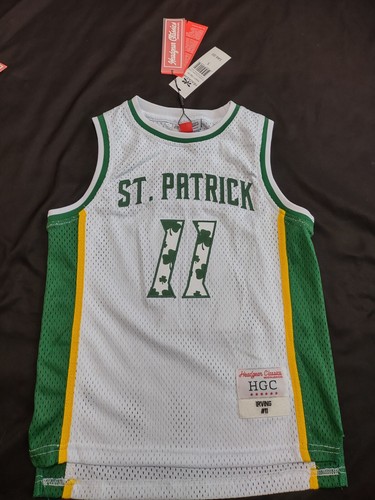 Kyrie Irving St Patrick High School Basketball Jersey Youth Small Headgear NWT - Picture 2 of 15