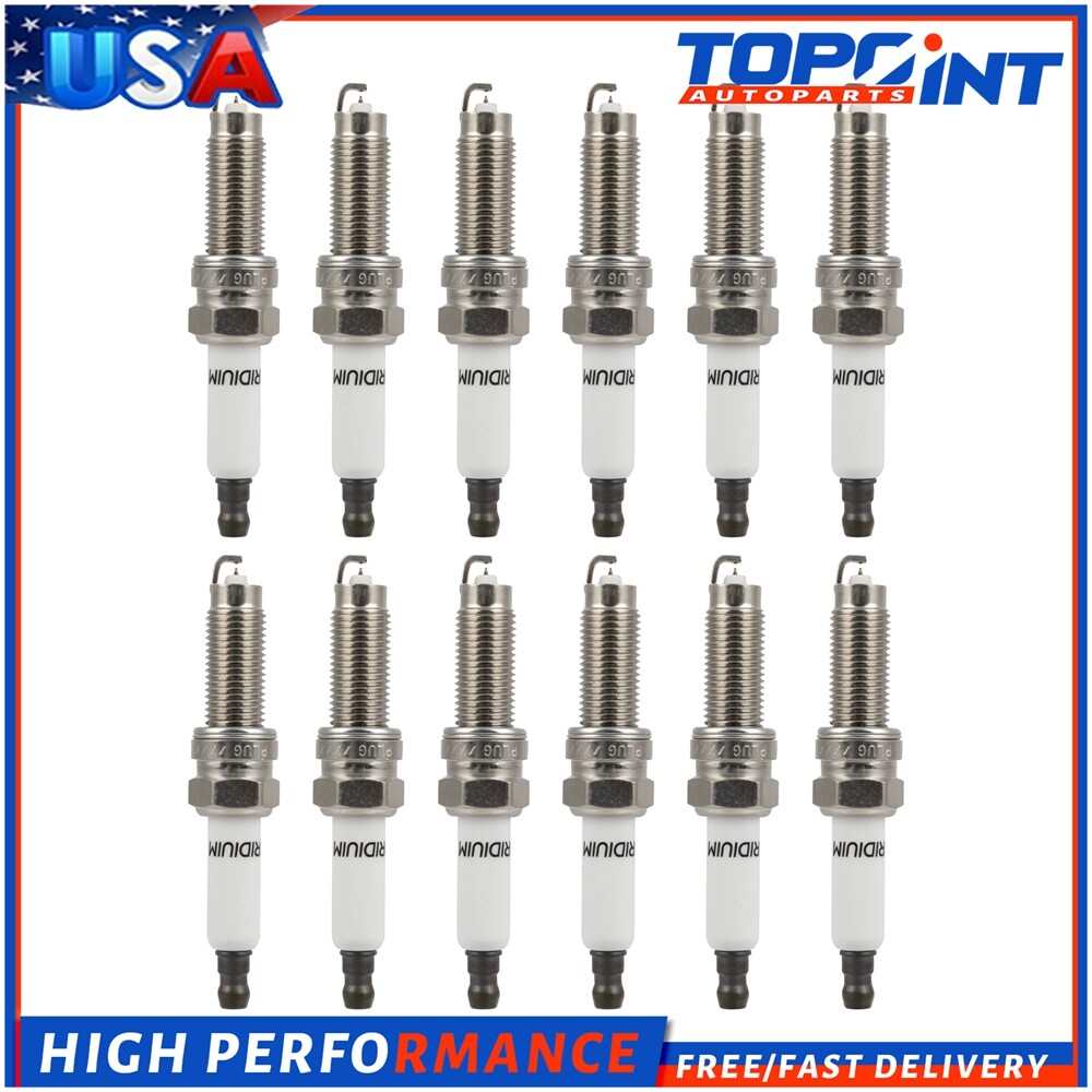 12x Iridium Spark Plugs For 2012-2016 Audi A8 Quattro 6.3L W12 94290 ILZKR8A
