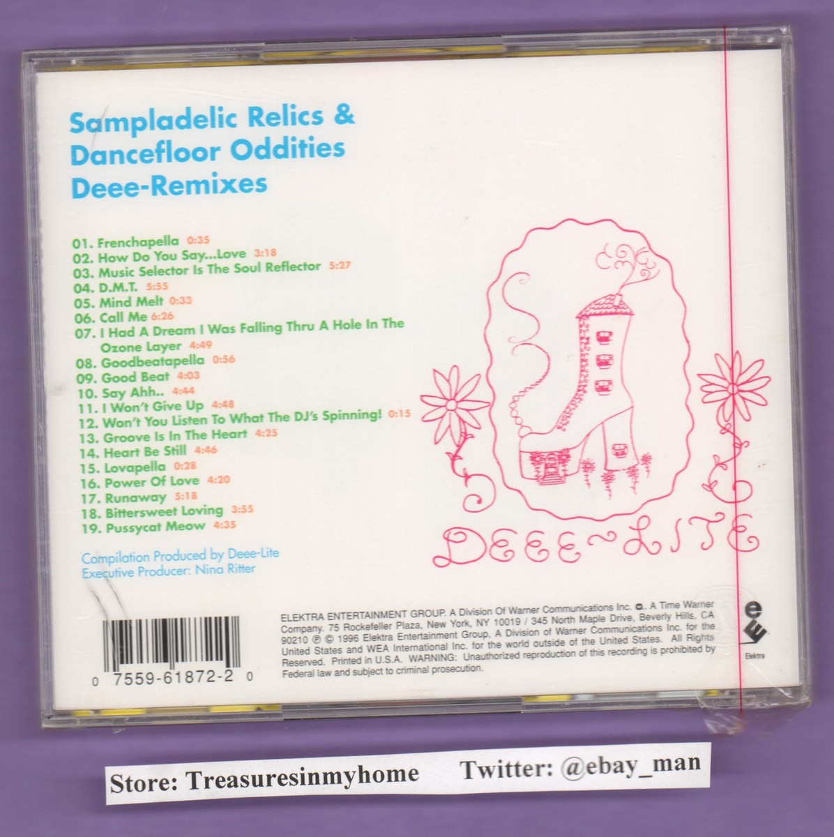その他 Deee-Lite - Sampladelic Relics & Deee-Lite Sampladelic Relics & Dancefloor Oddities CD 1996 Elektra