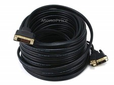 Monoprice 3043 50ft 28AWG DVI-D  USB A Type to M1-D P D Projector Cable