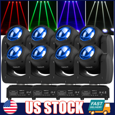 100W LED Moving Head Light RGBW Beam Stage Spot Lighting DJ Disco Xmas Party DMX