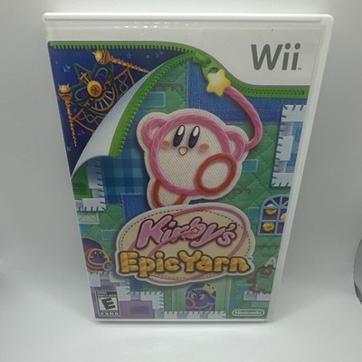 Nintendo Kirby's Epic Yarn (Nintendo Wii, 2010) Platformer E NTSC-U/C w/ Manual