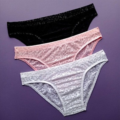 Tanga G-String transparent Beutel Bikini Tangas atmungsaktiv Unterhose Unterwäsche