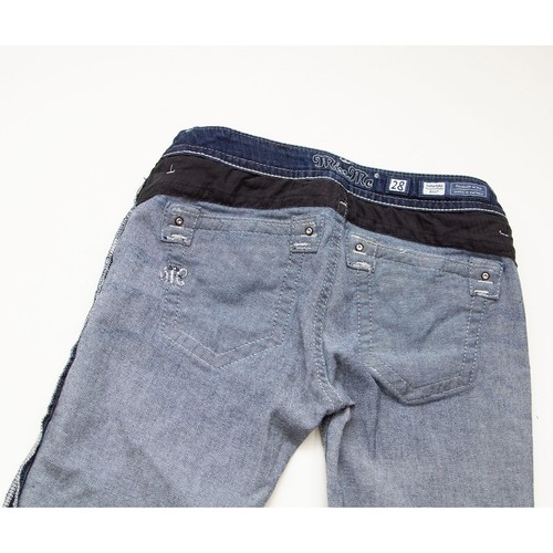 Miss Me Jeans Women Sz 28 Signature Boot (fit 30x33) Bling Flab Pockets Low Rise - Picture 13 of 15