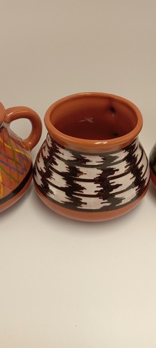 JASPE VON GUATAMALA VINTAGE KAFFEE ESPRESSOTASSEN ROT TON KERAMIK KAFFEETASSEN - Bild 13 von 24