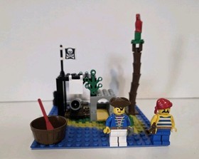 Lego Pirates - 6257 Castaways Raft & 6260 Shipwreck Island - With Instructions