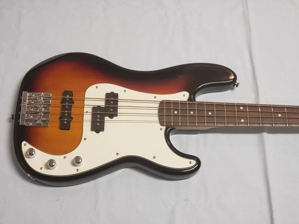 Fender Squier Standard Precision PJ Bass Tobacco Burst - Upgraded - Image 4 of 4