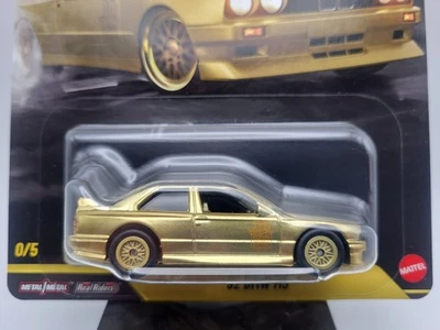 Hot Wheels Car Culture Power Trip Series 92 BMW M3 O/5 Gold Chase - Image 1 of 4