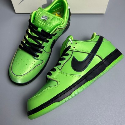  Nike SB Dunk Low Buttercup Powerpuff Girls FZ8319 300 Green Streetwear New