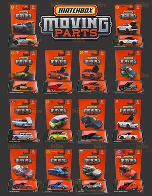 Matchbox Moving Parts - Pick and Choose your favorite Matchbox