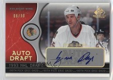 2005-06 SP Game Used Edition Auto Draft 6/90 Eric Daze #AD-ED Auto 0c3