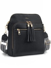 Women's Leather Crossbody Bags Anti Theft Purses RFID Blocking Handbags Trend...