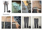 Men’s birddogs grey stretch twill khaki casual pants no liner size 36 x 34 — photo 4