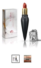 La Predire Prestige Rosy Blush Lipstick Dusty Red Shiny Lipstick ($180 Retail) 