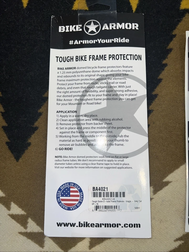 Proteção de quadro de bicicleta resistente armadura de bicicleta novo padrão camuflado cinza/preto - Imagem 4 de 4