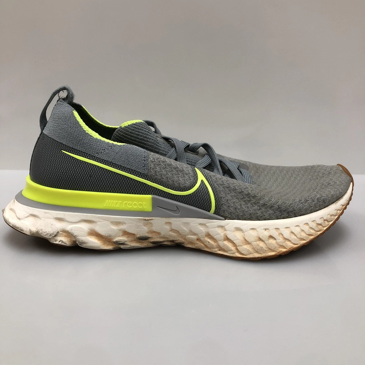 Nike React Infinity Run Flyknit 2 Particle Grey Volt for 