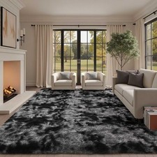 8x10 Ft Extra Large Shag Rugs for Living Room, Tie Dyed Ultra Soft Fluffy Fur...