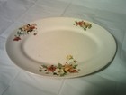 Vintage Homer Laughlin China Floral Oval Platter — photo 1