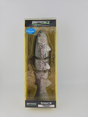 SPRO FREE SHIP! New Swimbait 80 Floater 8'' Rainbow Trout (SSB80Z1FRT) 