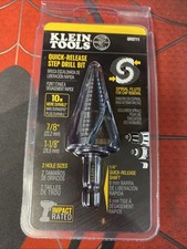Klein Tools QRST11 Step Drill Bit, Quick Rele...
