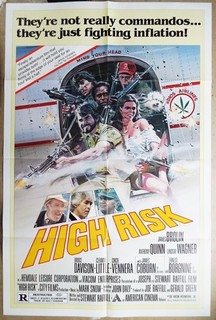High Risk 1981 James Brolin Anthony Quinn Lindsay Wagner Bruce Davison Poster