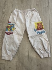 Vintage Rare Winnie The Pooh And Tigger Pants White/cream