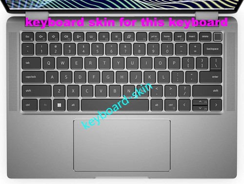 Keyboard Skin For Dell Latitude 7340 7350 P178G 7440 7450 P174G 7640 7650 P126F - Picture 5 of 7