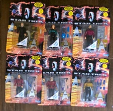 Playmates Star Trek Generations Asst. 6910 Action Figures '94-'95: Your Pick