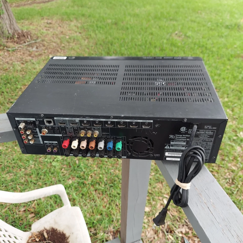 Harman Kardon AVR 1710 7.2 Channel 320 Watt Receiver FOR PARTS OR REPAIR - Image 2 of 3