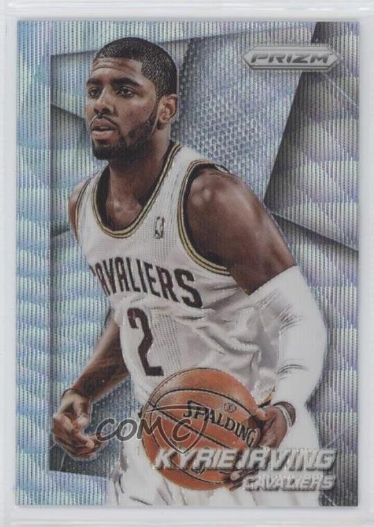 2014-15 Panini Prizm Blue Wave Prizm Kyrie Irving #18 8mr