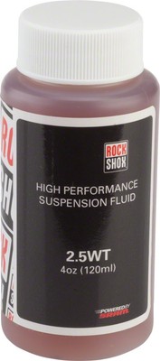 RockShox 2.5W Suspension Oil - High-Performance Fork & Shock Lubricant, 120ml