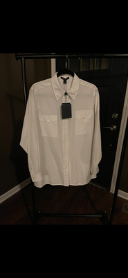 louis vuitton white button down shirt | eBay
