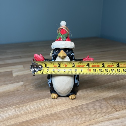 JIM SHORE Penguin Santa Figurine 2015 Waddle I Do For Christmas 4047694 5.5” H - Picture 10 of 10