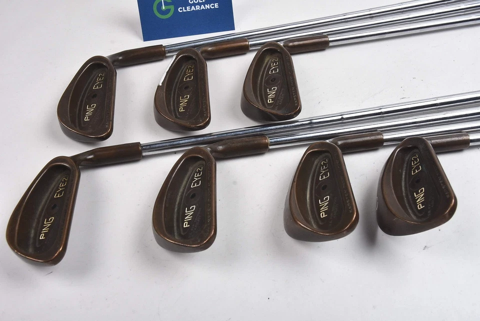 Ping Eye 2 BeCu Irons / 3-9i+SW / Black Dot / Regular Flex Steel / No #8 Iron - Image 2 of 4