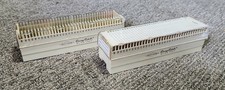 2 Vintage Sawyers Rectangular Slide Trays Pre-Owned
