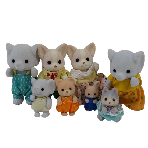 Sylvanian Families figure bundle 8 animal characters collectable set