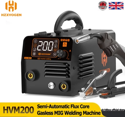 HZXVOGEN 3IN1 Gasless MIG Welder DC 220V 140A Inverter IGBT Lift TIG MMA Welding Machine