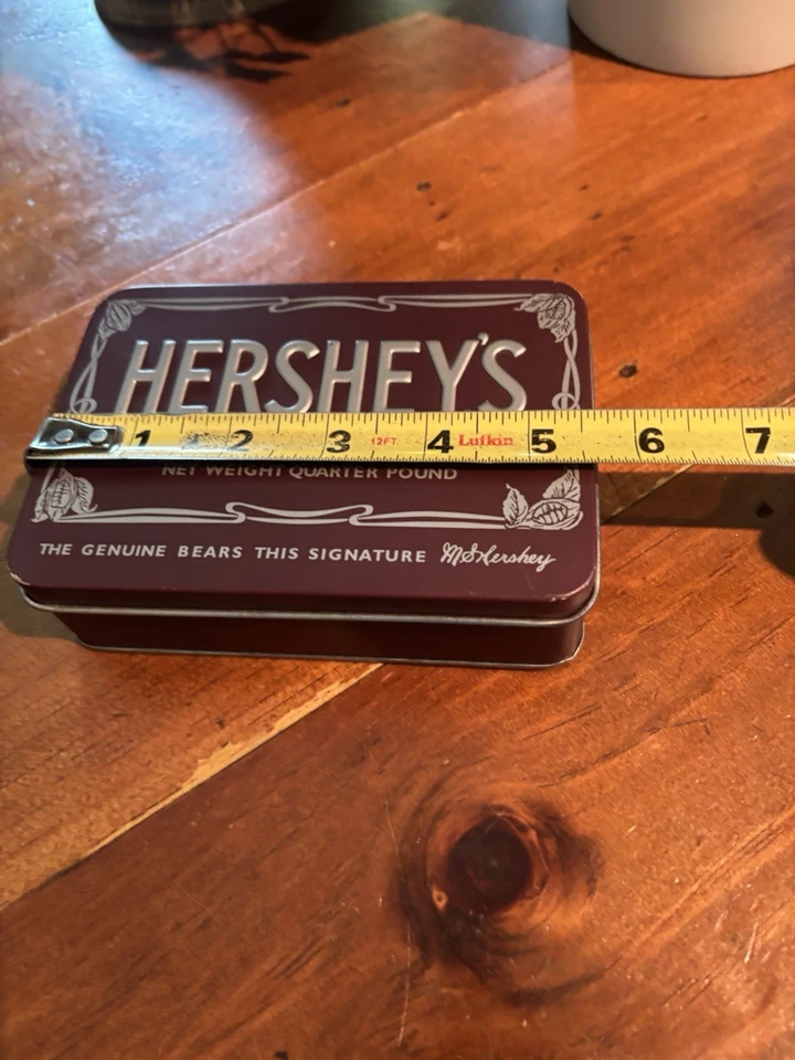 vintage Hershey Chocolate tin solid Nostalgic Metal - Image 4 of 4