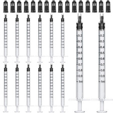 1Ml Syringes with Caps Pack of 100