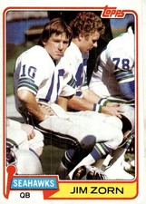 1981 Topps #125 Jim Zorn