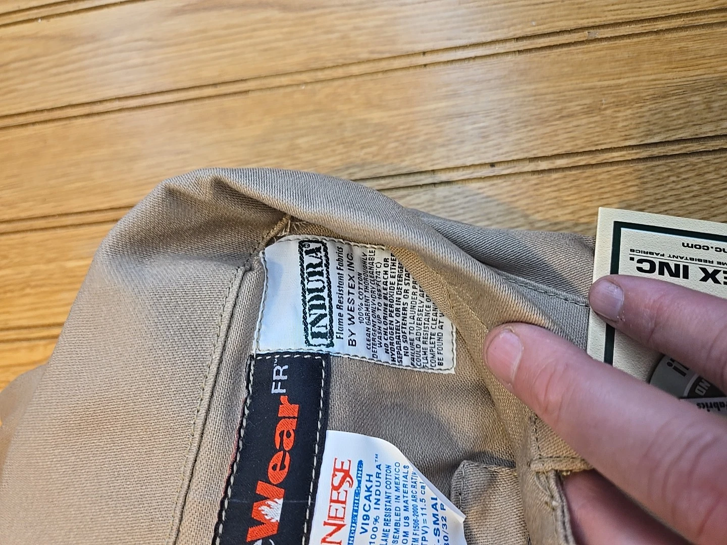 Neese Wear Mens FR Tan Coveralls Flame Resistant Fire Resistant Size Small image 4