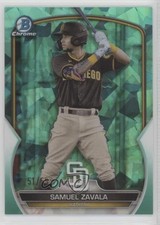 2023 Bowman Sapphire Edition Chrome Prospects Aqua 51/55 Samuel Zavala 2l4
