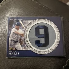 Roger Maris Retired Number Patches 2012 Topps #RN-RM