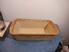 The Pampered Chef Bread Loaf Pan Stoneware Family Heritage Collection USA