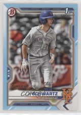 2021 Bowman Draft Sky Blue 478/499 JT Schwartz #BD-61 s3g
