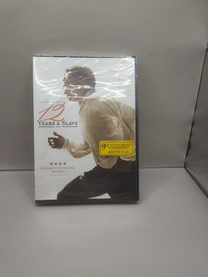 12 YEARS A SLAVE DVD Chiwetel Ejiofor Brad Pitt Michael Fassbender New Sealed